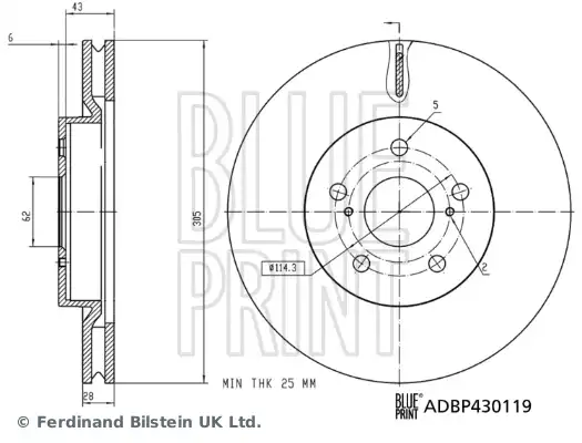 BLUE PRINT ADBP430119