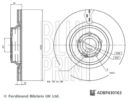 BLUE PRINT ADBP430163