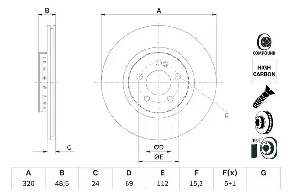 BOSCH 0 986 479 H43