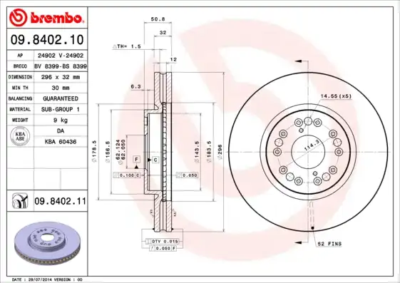 BREMBO 09.8402.11