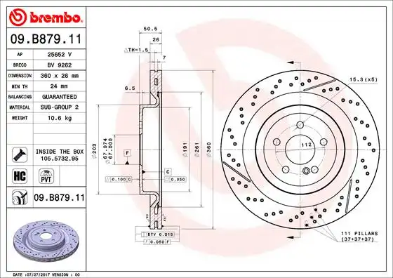 BREMBO 09.B879.11