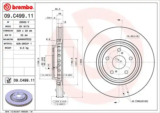 BREMBO 09.C499.11