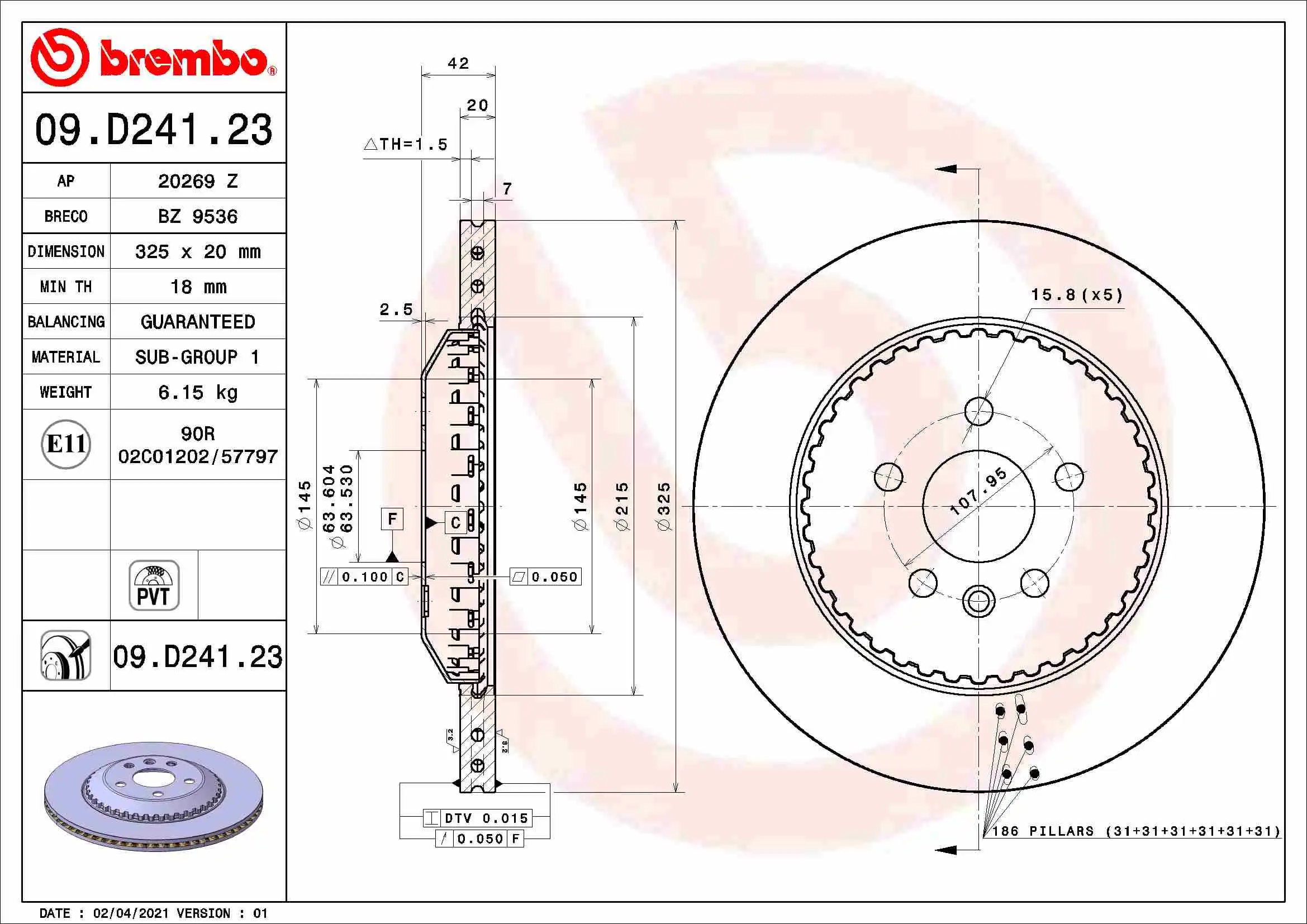 BREMBO 09.D241.23