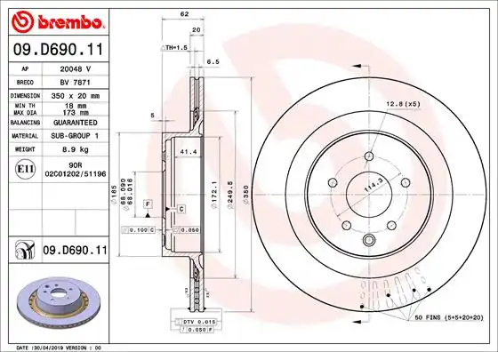 BREMBO 09.D690.11