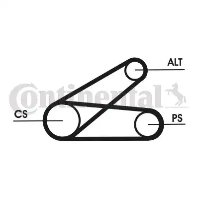 CONTITECH 6PK873 ELAST T1