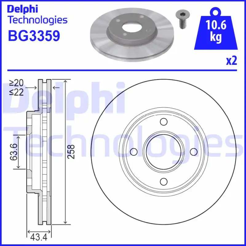 DELPHI BG3359