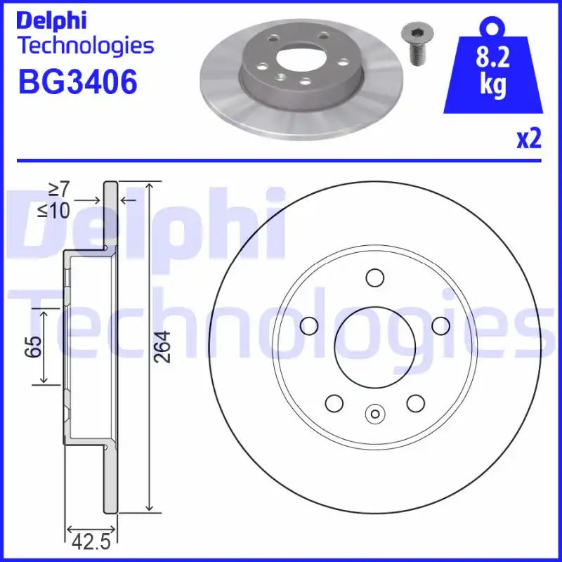 DELPHI BG3406