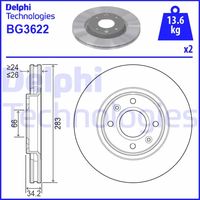DELPHI BG3622