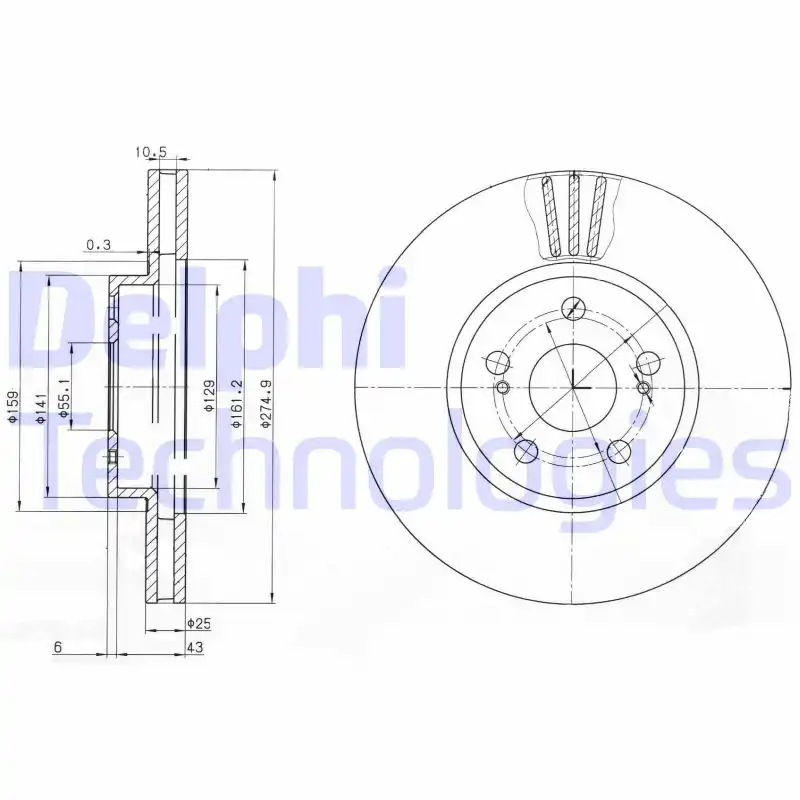 DELPHI BG3823