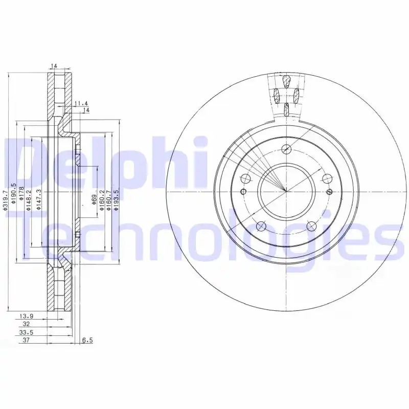 DELPHI BG3988