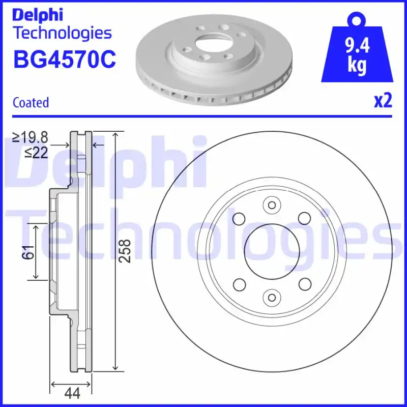 DELPHI BG4570C
