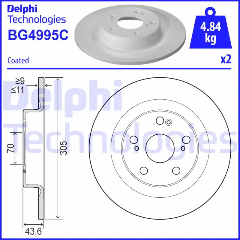 DELPHI BG4995C