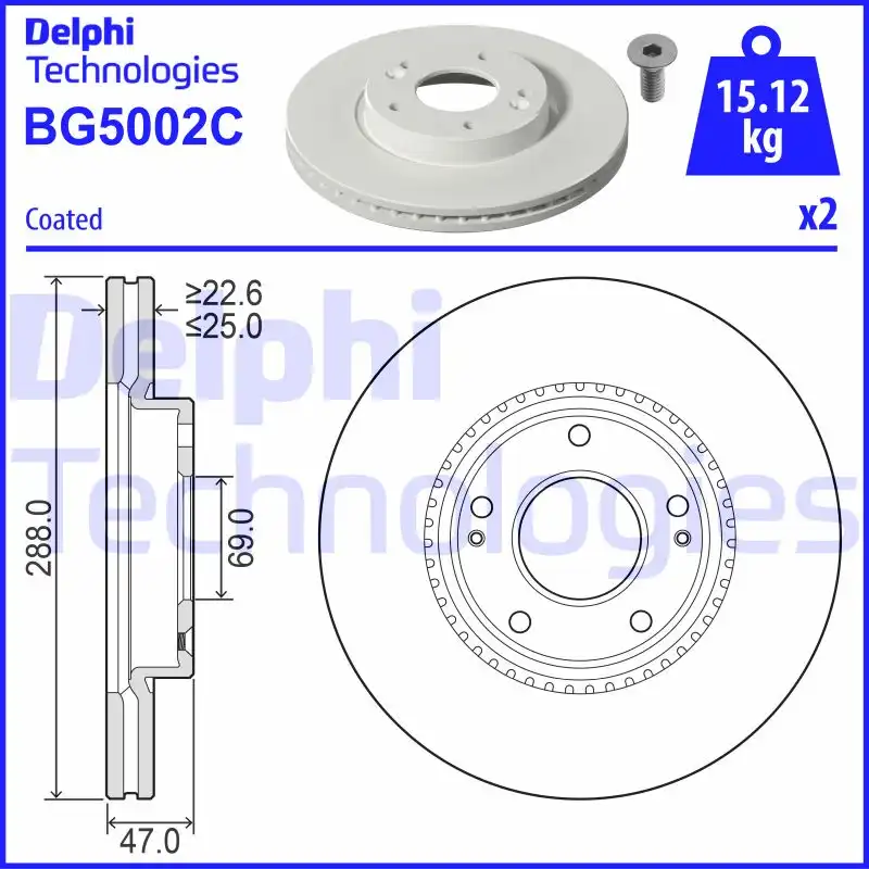 DELPHI BG5002C