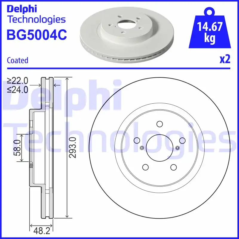 DELPHI BG5004C