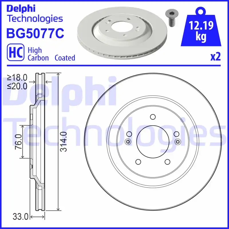 DELPHI BG5077C