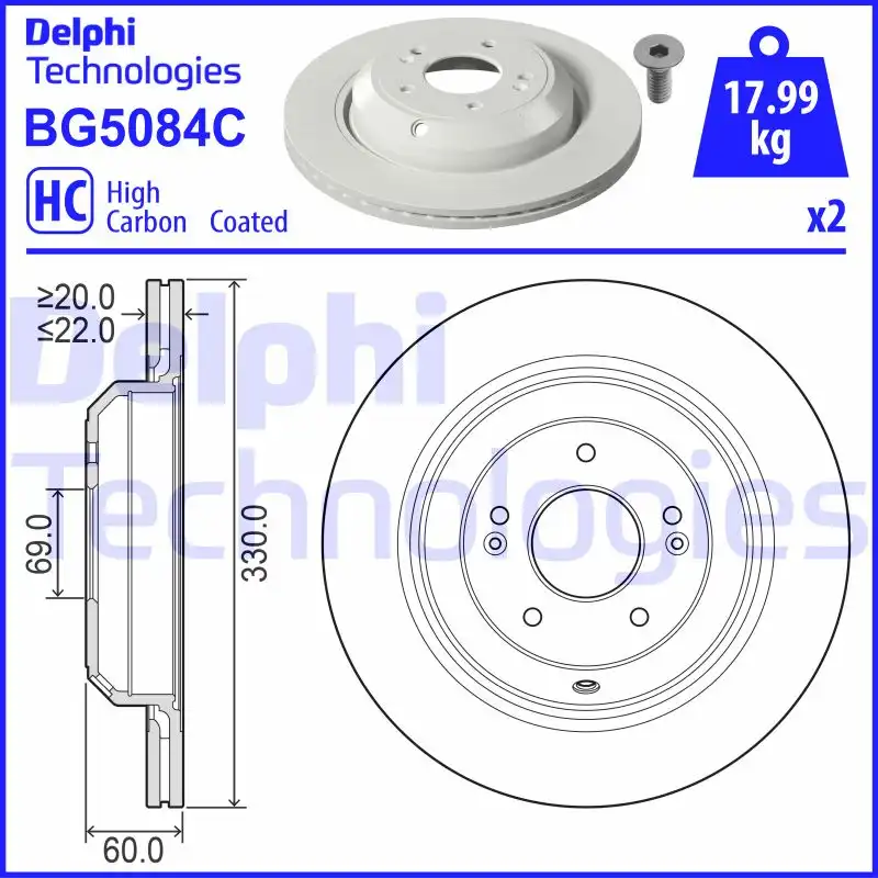 DELPHI BG5084C