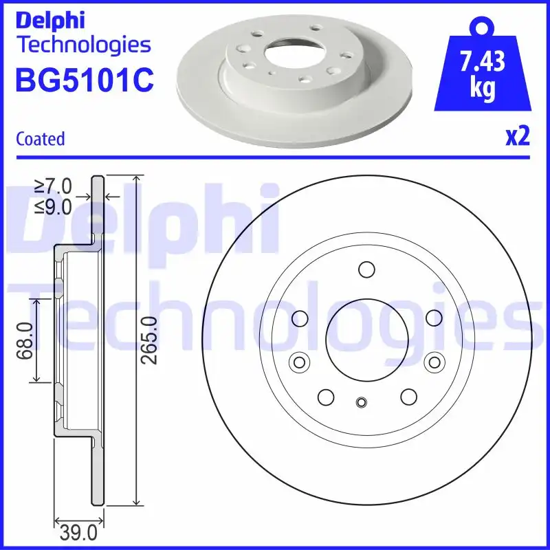 DELPHI BG5101C