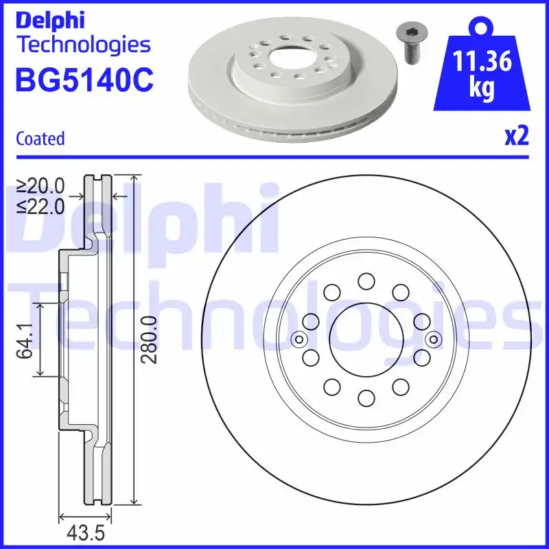 DELPHI BG5140C