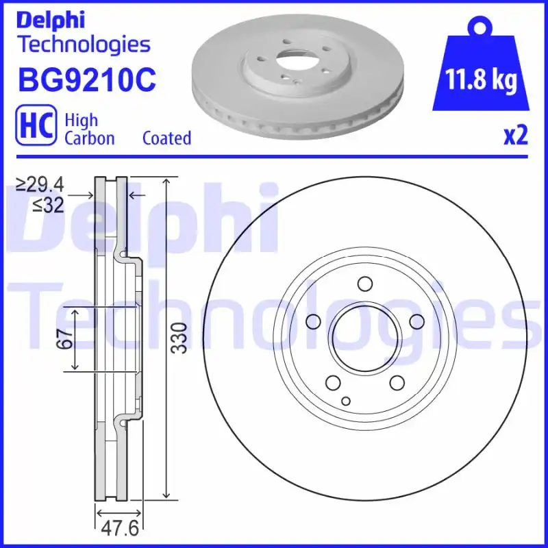DELPHI BG9210C