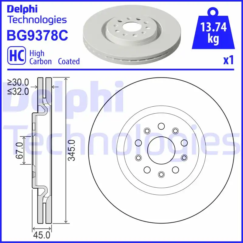 DELPHI BG9378C