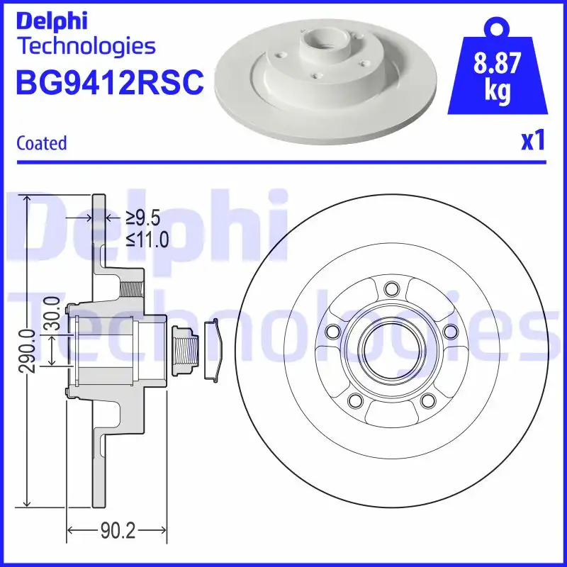 DELPHI BG9412RSC