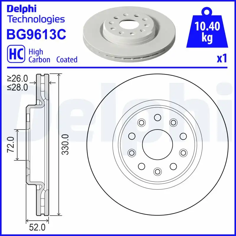 DELPHI BG9613C