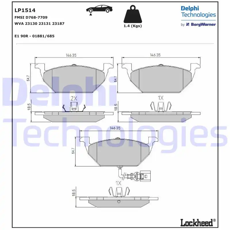 DELPHI LP1514