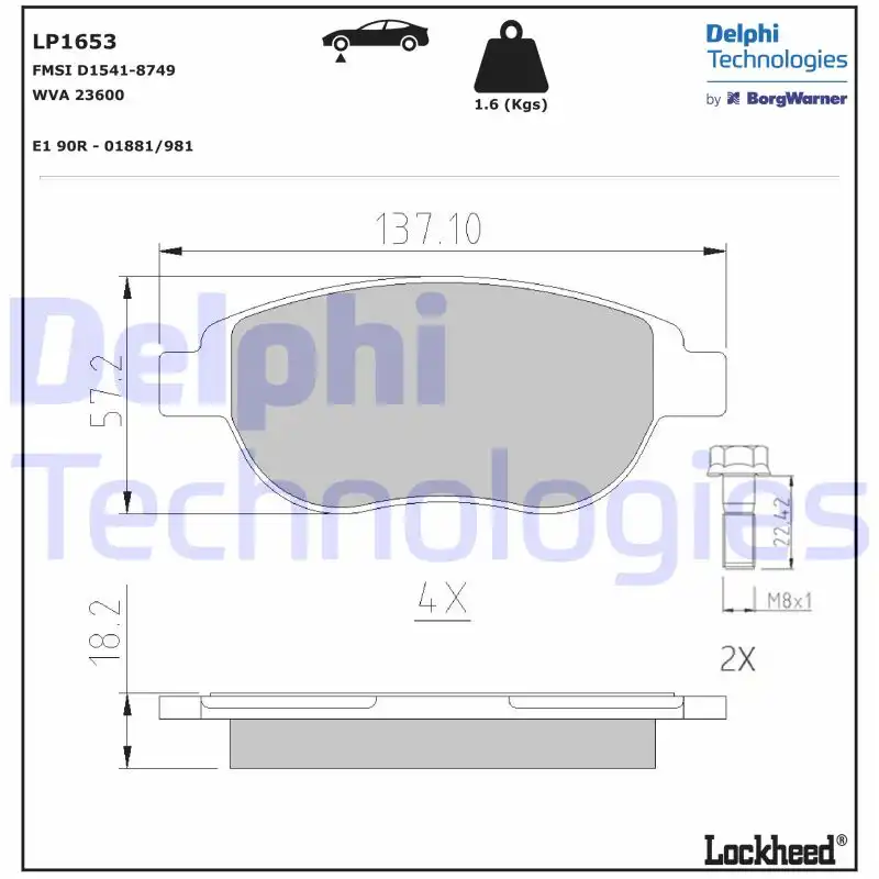 DELPHI LP1653