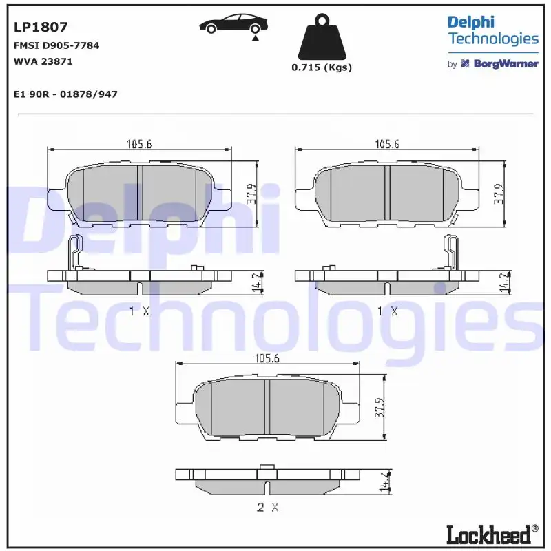 DELPHI LP1807