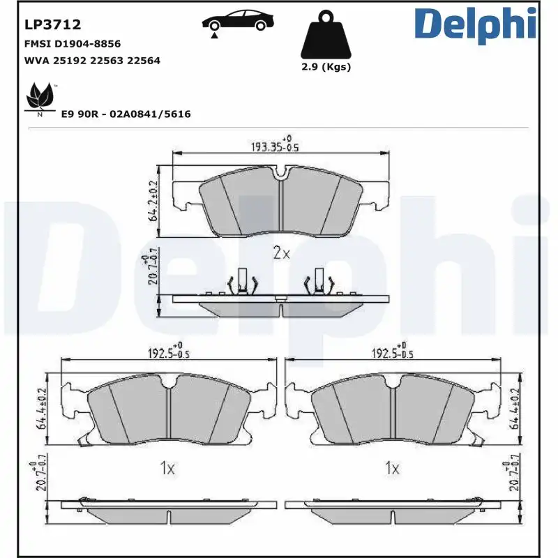 DELPHI LP3712