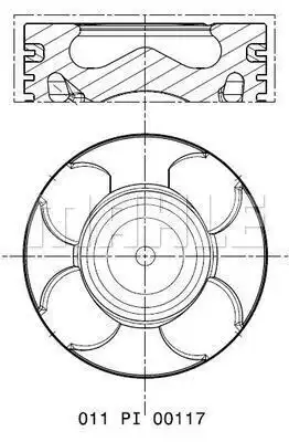 MAHLE 011 PI 00117 000