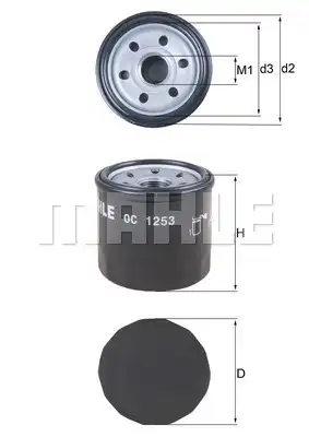 MAHLE OC 1253