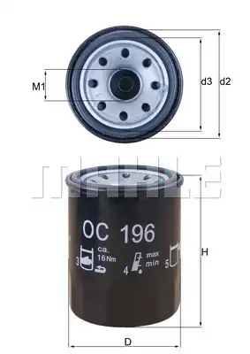 MAHLE OC 196