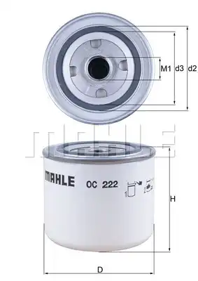 MAHLE OC 222