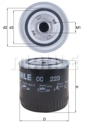 MAHLE OC 223