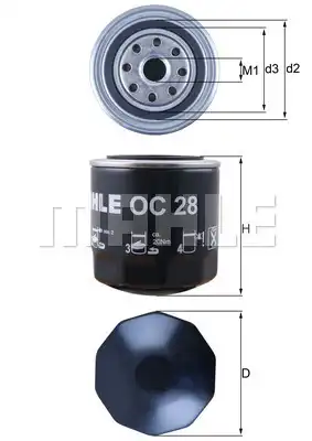 MAHLE OC 28