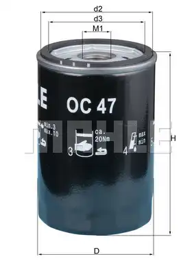 MAHLE OC 47 OF