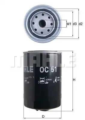 MAHLE OC 51