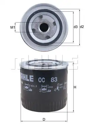 MAHLE OC 83