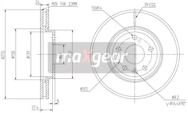 MAXGEAR 19-2334