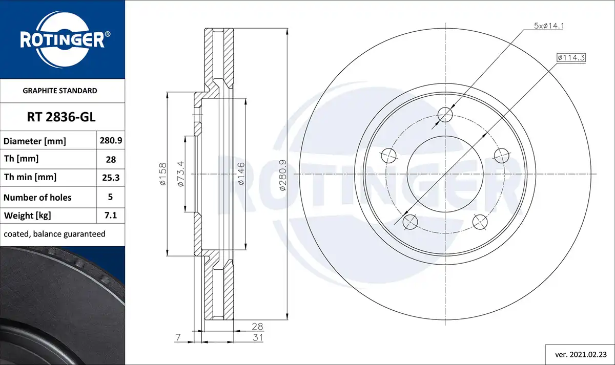 ROTINGER RT 2836-GL