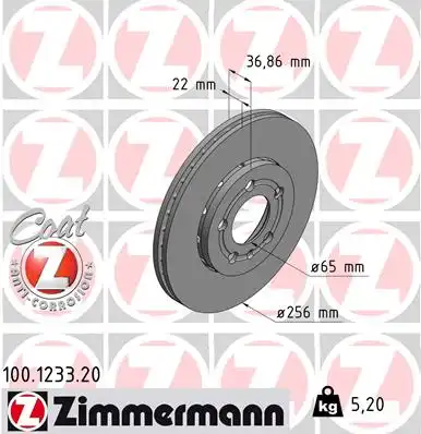 ZIMMERMANN 100.1233.20