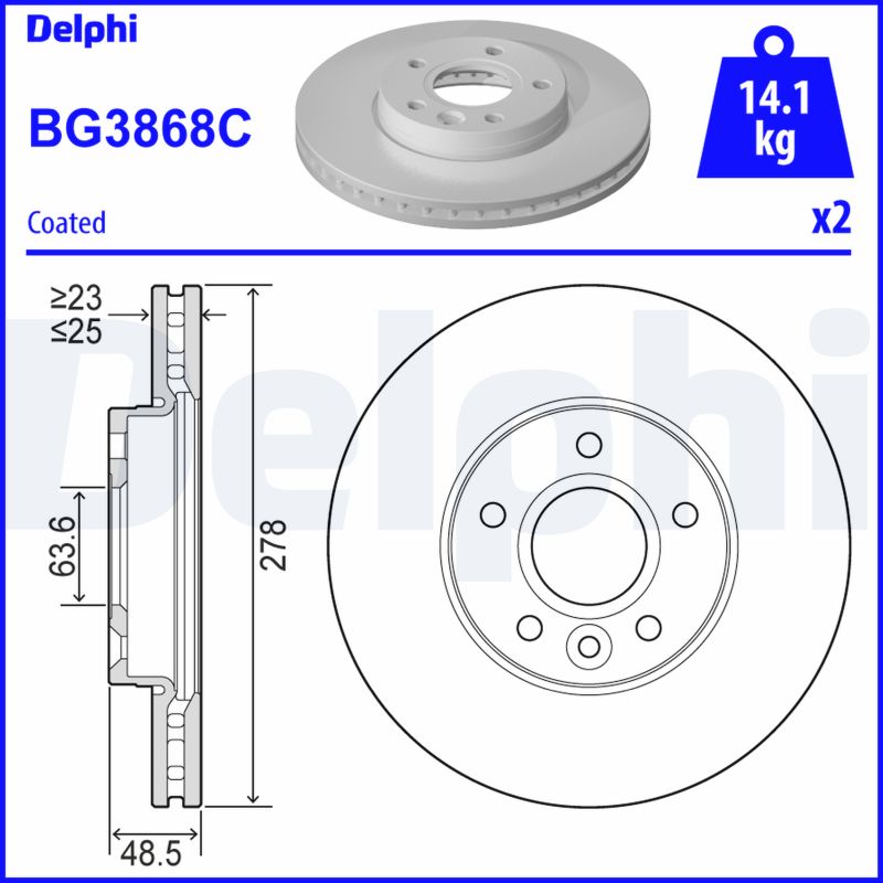 DELPHI BG3868-C