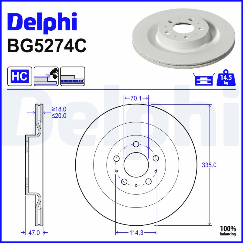 DELPHI BG5274C