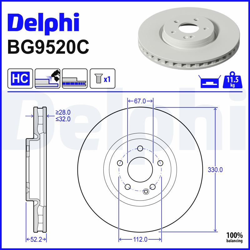 DELPHI BG9520C