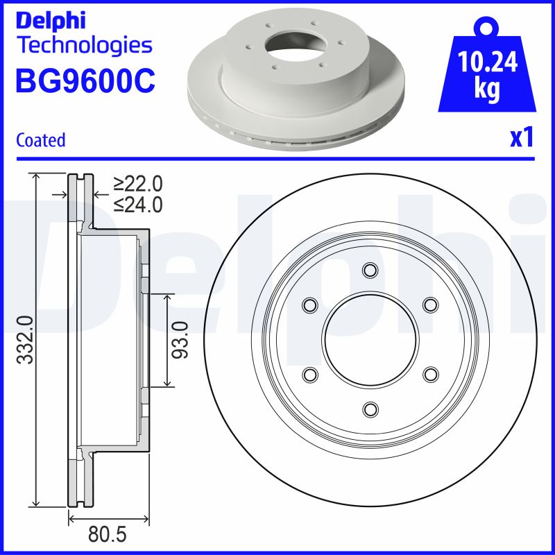 DELPHI BG9600C