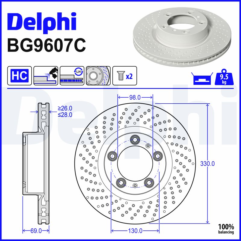DELPHI BG9607C