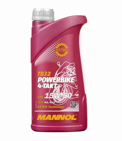 MANNOL 4T POWERBIKE 15W-50 7832 1L