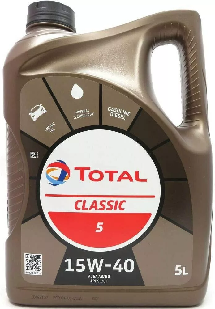 TOTAL CLASSIC 15W40 5 LITERES